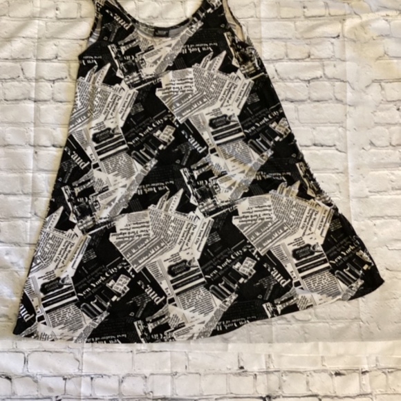 Tank Alphabet Print Dress ( PREOWNED) Size - XL - Picture 1 of 9